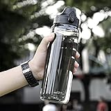 TSQIBU ボトル 水筒 大容量 600ml 800ml 1000ml 1500ml 2000ml 超軽量 漏れ防止 携帯便利 耐熱100℃熱湯対応 アウトドア スポーツ ウォーターボトル キャンプ ハイキング 登山用 キャリーハンドル付き 大人 