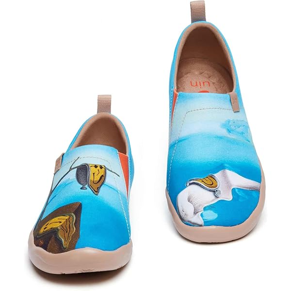 Amazon | [UIN] スリッポン レディース ローファースリッポン アート