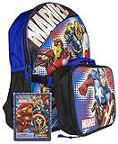 Fast Forward Marvel Heroes Backpack and Lunchbox with Bonus Magnetic Fun Pack [並行輸入品]