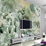 Sproud カスタムの大規模な背景の壁面のエンボスの白い大理石のパビリオンの風景テレビウォール Papel De Parede Quarto Para 430 Cmx 300 Cm
