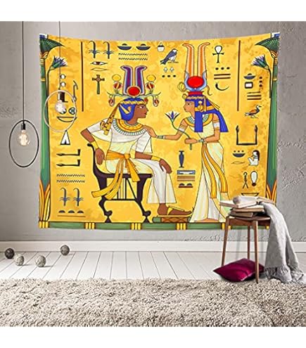 Amazon.co.jp: タペストリーエジプト古代エジプトのシンボルファラオ