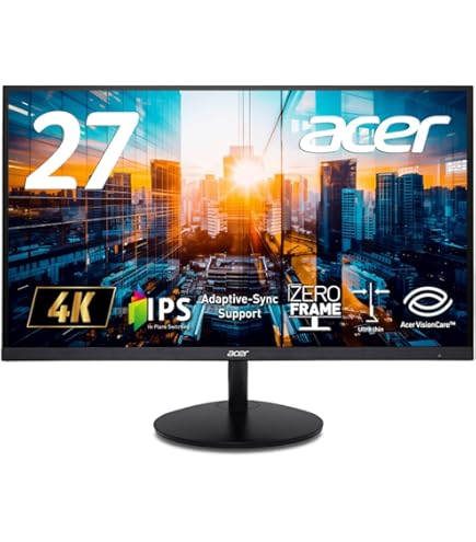Amazon.co.jp: Acer 4K モニター KG2 27インチ IPS 非光沢 sRGB