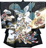 ●数量限定フードセットサービス中！！● お宮参り着物 男児祝着　絽（夏専用）正絹のしめ 初着 産着 新品d601