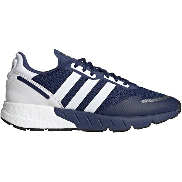 Amazon | アディダス メンズ ZX 750、ブラック/ブルー/ホワイト、7.5 M