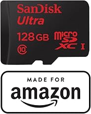 【Made for Amazon認定取得】 SanDisk 128GB microSDXCカード (スピードクラス Class10, UHS-I, 最大転送速度: 48MB/s)