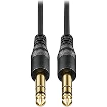 Amazon | オーディオテクニカ ステレオケーブル (φ6.3mm標準 - φ6.3mm