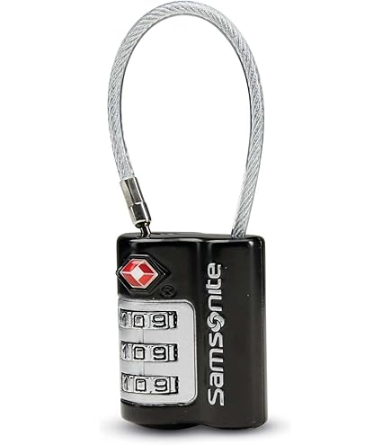 Amazon.co.jp: Samsonite® 3ダイヤルロック、ブラック
