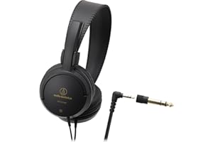 オーディオテクニカ ATH-EP100 楽器用 オンイヤーヘッドホン 密閉型 有線 軽量 楽器練習 電子ピアノ 6.3mmヘッドホン端子変換プラグ付き 【国内正規品】