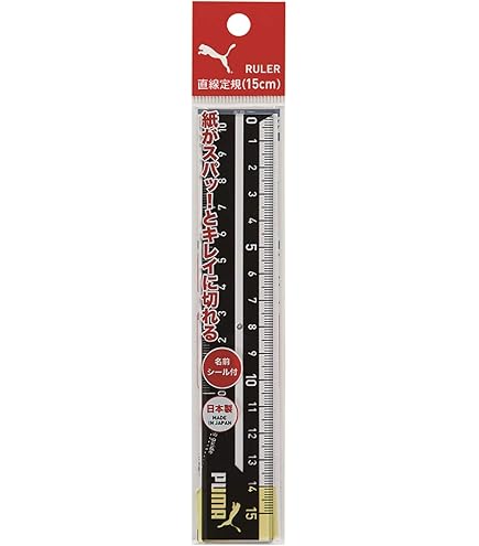 Amazon | クツワ 定規 プーマ アルミ定規 ブラック PM514BK | 定規