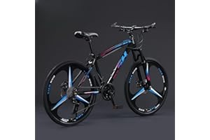 Dazzix自転車 マウンテンバイク マウンテンバイク 24/26/27.5インチ可変速ディスクブレーキ衝撃吸収ロード アルミ合金フレーム 油圧式ディスクブレーキ 成人男性と女性レーシング十代の学生作業オフロード自転車 適合女の子 男の子 ランキング 人気 入学 誕生日