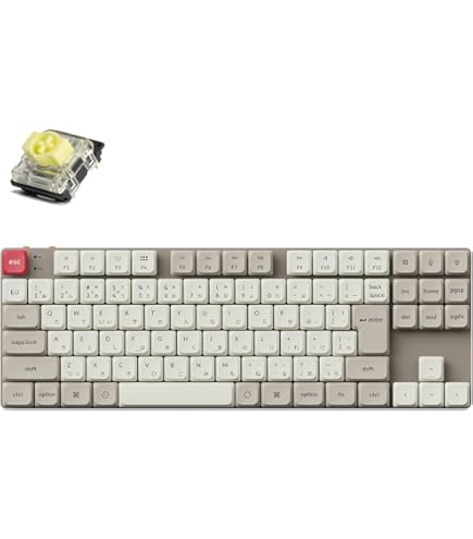 Keychron K1 Max 茶軸 キークロン キーボード bluetooth Keychron K1 Max QMK/VIA