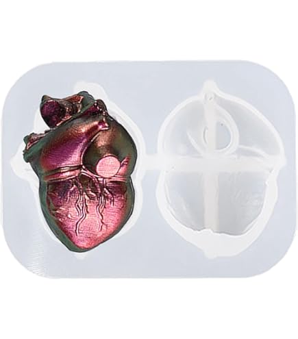 Amazon.co.jp: モールドファクトリー 【心臓20】モチーフ レジン