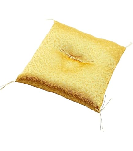 Amazon.co.jp: 幸運を引き寄せる 小サイズ 金の座布団 ざぶとん