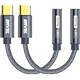 ENVEL USB C to 3.5mm Female Headphone Adapter, Type C to Aux Audio Cable Cord Compatible with iPhone 15 Pro Max/15 Pro/15 Plu
