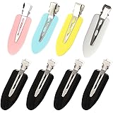 跡がつかない 前髪クリップ Yesmart 跡が付かない ヘアクリップ かわいい 前髪 クリップ 跡がつかないピン 8P セット【ヘアサロン向け プロ仕様】Yes112