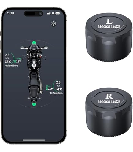 Amazon | FOBO Bike 2 TPMS 空気圧センサー タイヤ空気圧監視