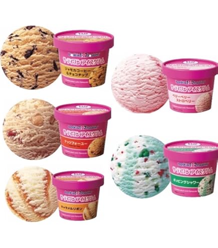 Amazon.co.jp: Baskin Robbins 31 Ice Cream Cups Popular Flavors Set