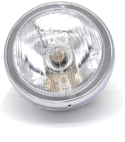 Amazon | 5-3/4インチ ルーカスタイプヘッドライトケース クローム