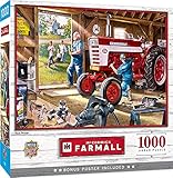 (Red Power) - MasterPieces Farmall Red Power - Model 560 Tractor 1000 Piece Jigsaw Puzzle by Charles Freitag