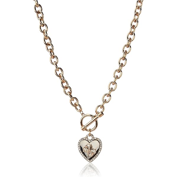 Amazon | (ゲス) GUESS トグルネックレス レディース 宝石を