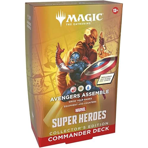 マジック：ザ・ギャザリング | マーベル スーパー・ヒーローズ 統率者デッキ Collector's Edition 『アベンジャーズ・アッセンブル』 英語版 MTG トレカ ウィザーズ・オブ・ザ・コースト MSH D53620000