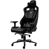 noblechairs EPIC ゲーミングチェア【 ブラック 】 日本正規代理店品 安定感のある座り心地 ドイツ「Caseking」が手がけるチェアブランド ノーブルチェアーズ エピック NBL-PU-BLA-003