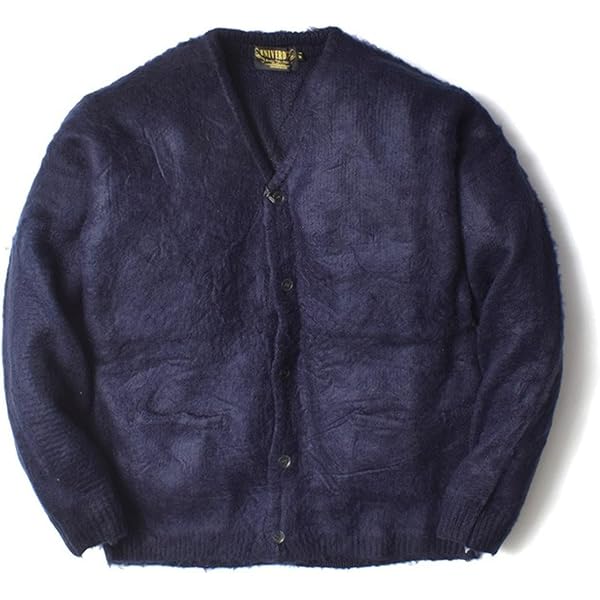 Amazon | [ビームスプラス] L/Sニット ストレッチ モヘア カーディガン