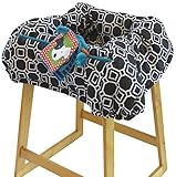 The Boppy Company Shopping Cart Cover, City Squares, Black, White by Boppy [並行輸入品]