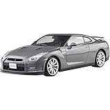 青島文化教材社 1/24 プリペイントモデルシリーズ ニッサン R35 GT-R 2014 ダークメタルグレー 塗装済みプラモデル 02-B