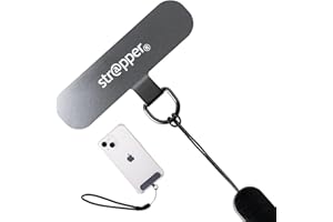 【モノマガジン掲載・NHKおはよう日本出演】 ストラッパー Strapper (ガンメタル) スマホ ストラップ 落下防止 携帯ストラップ リストストラップ
