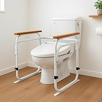 【在庫セール】トイレ手すり、6段階調節 介護用 トイレ 手すり 置くだけ 転倒防 Amazon | DePango トイレ手すり、6段階調節 介護用 トイレ 手すり 置く