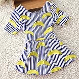 水着　ワンピース　韓国服　子供水着 水着オールインワン　一体型　みずぎ 水泳 スイミング スイムウェア　キッズ水着　キュート　バナナ柄　水着オールインワン一体型 (M, 写真参照)