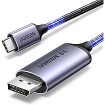 Amazon.co.jp: UGREEN 8K 60Hz USB C DisplayPort 変換ケーブル【Cから