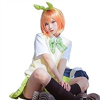 Amazon.co.jp: [milky time] ウィッグ付き 五等分の花嫁 中野 一花 二