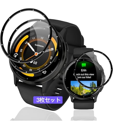 Amazon.co.jp: Qrivp Garmin Venu 2 ガラスフィルム 【2枚セット