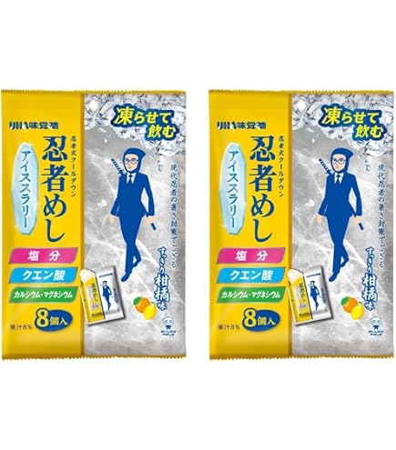 Amazon.co.jp: 【熱中症対策に】UHA味覚糖 忍者めしアイススラリー