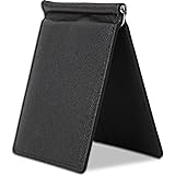 [亀登鞄製作所] マネークリップ メンズ カードケース 薄い 日本円札にピッタリ (ブラック)