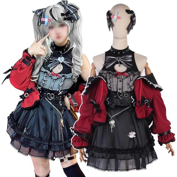 Amazon.co.jp: GGcosplay 沙花叉クロヱ ギャル叉 衣装 コスプレ衣装
