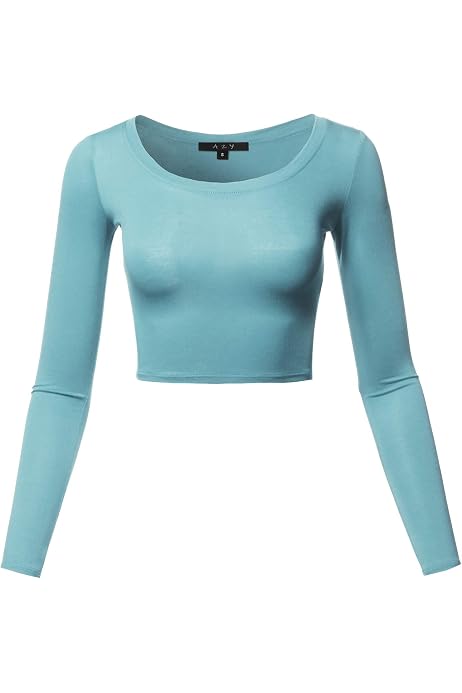 Sugarlips Women's Long Sleeve Crop Top 