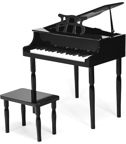 【美品】カワイ　グランドピアノ　ブラック　1114　ミニピアノ Amazon.co.jp: KAWAI グランドピアノ (黒) : おもちゃ
