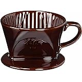 カリタ Kalita コーヒー ドリッパー 陶器製 ブラウン 1~2人用 101 日本製 101-ロトブラウン ドリップ 器具 喫茶店 カフェ アウトドア キャンプ