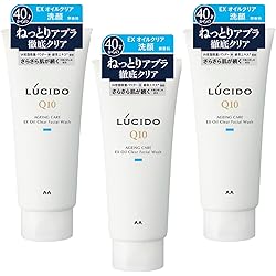 Amazon.co.jp: LUCIDO(ルシード) オイルクリア洗顔フォーム Q10 130g