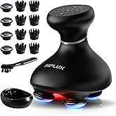 【九州大学博士監修】NIPLUX EMSヘッドスパ 電動頭皮ブラシ 頭皮ケア フェイスケア 高輝度赤色LED EMS HEAD SPA PREMIUM | IPX7防水 3D振動 コードレス 美容家電 全身適用 贈り物 ギフト