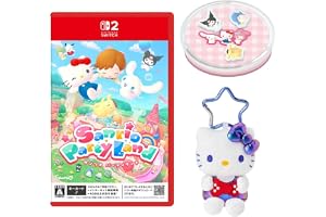 サンリオ パーティランド -Switch2 【Amazon.co.jp限定】特典 シャカシャカコンパクトミラー 同梱 ＆ 【早期購入特典】ハローキティ カラビナマスコット 同梱