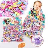 BIANHUAN ヘアゴム キッズ 子供 髪飾り おしゃれ かわいい ２袋（100本 ） 可愛い ヘアアクセ ヘアアクセサリー 大人 レディース 髪留め 髪止め 髪どめ おしゃれ 誕生日 贈り物 (ウ
