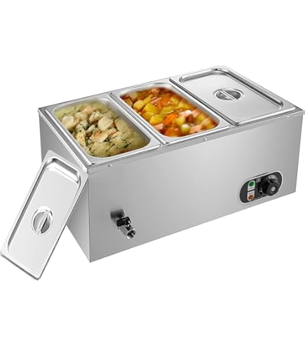 Amazon.co.jp: EBM 電気式フードウォーマー 湯煎式 YFK-3 1/3×3 