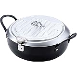 和平フレイズ 天ぷら鍋 燕三条発いいもの小路 24cm 鉄製 蓋付 IH対応 日本製 TM-9090