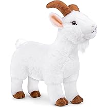 オーダー商品　子ヤギちゃん　白い犬ちゃん　ぬいぐるみ　高さ約10cm オーダー商品 子ヤギちゃん 白い犬ちゃん ぬいぐるみ 高さ約10cm