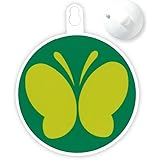 Amazon Co Jp Amuz 聴覚障害者標識 蝶マーク 反射タイプ マグネット 1枚 Kd 10 産業 研究開発用品