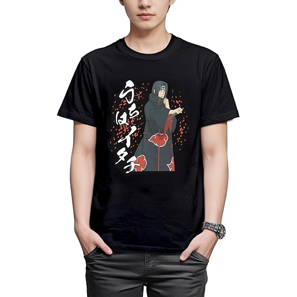 Amazon | [NYAANE] ナルト うちは イタチ アニメ 漫画 Tシャツ